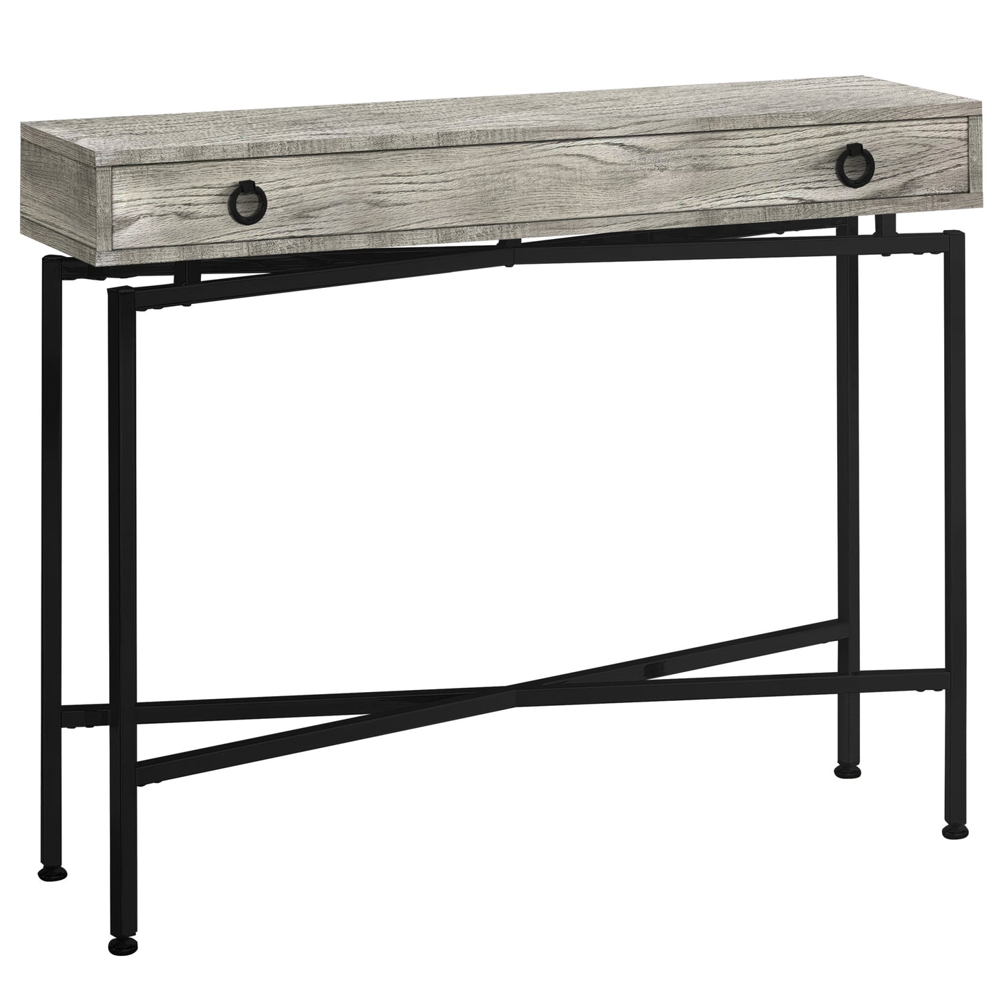 32.5inches Particle Board Accent Table with Black Legs