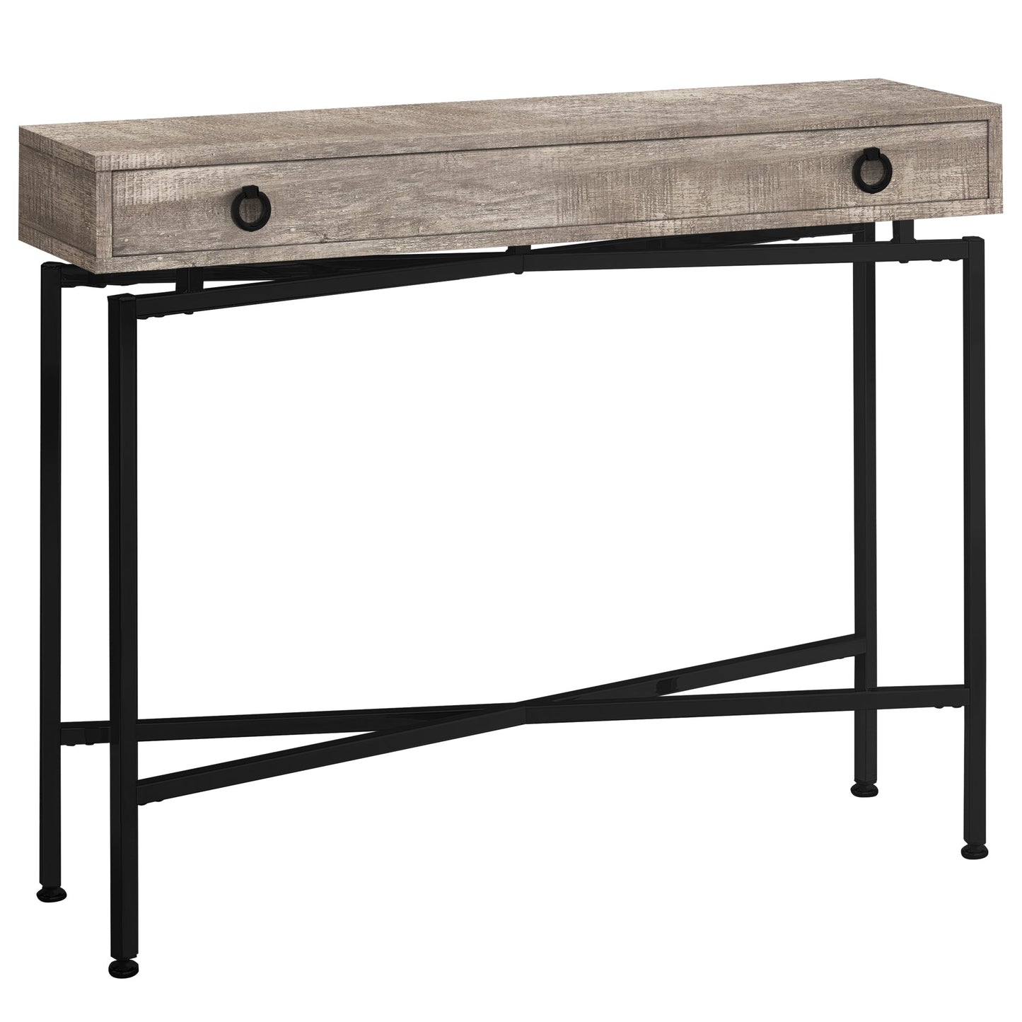 32.5inches Particle Board Accent Table with Black Legs