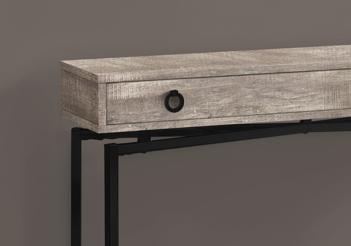 32.5inches Particle Board Accent Table with Black Legs