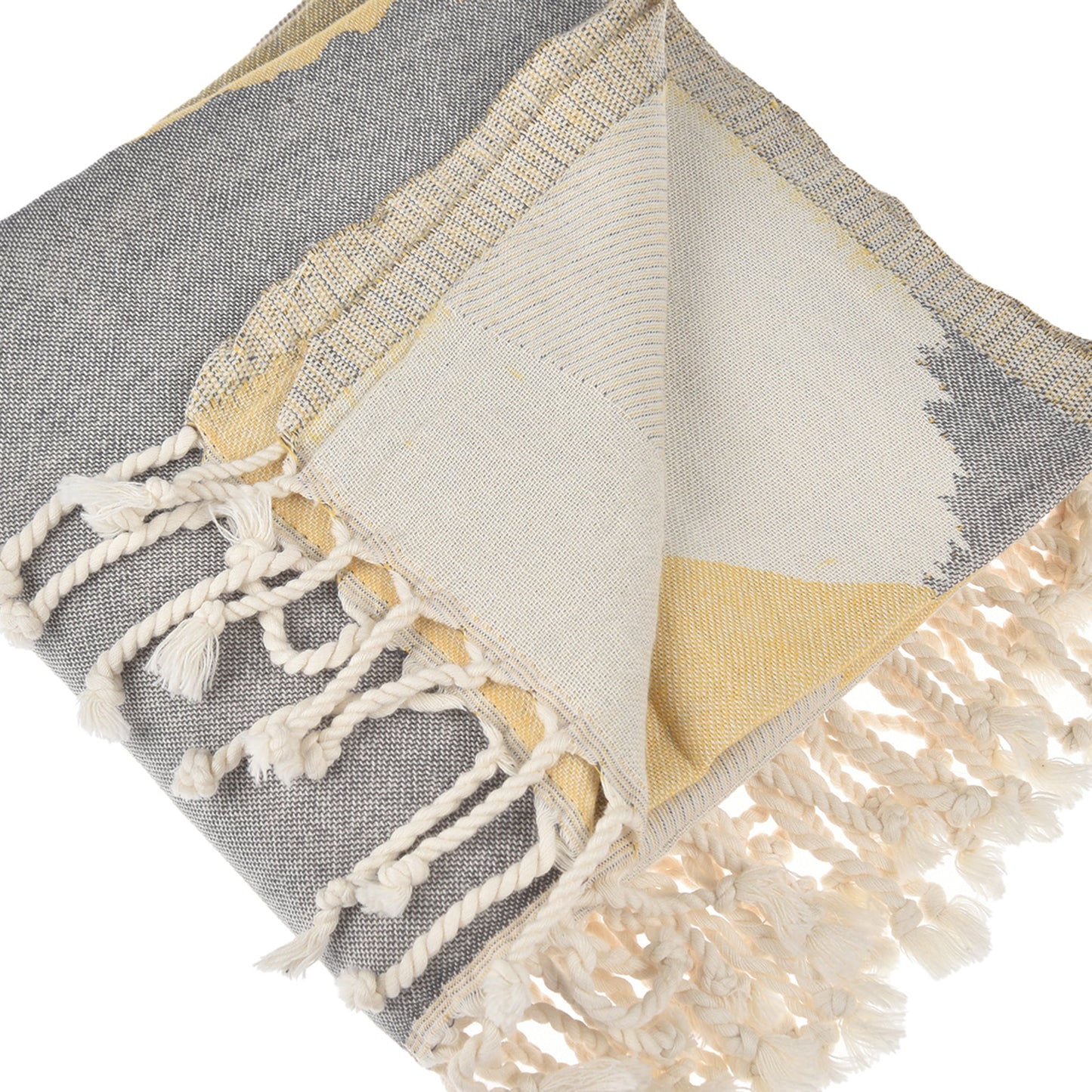 Exclusive Desert Sun Peshtemal Pure Cotton Throw Blanket