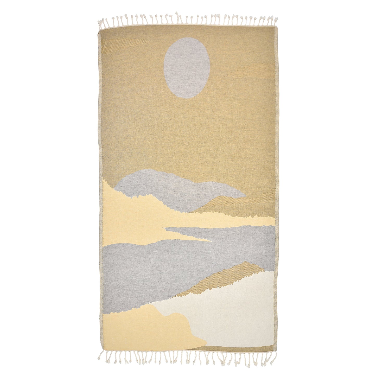 Exclusive Desert Sun Peshtemal Pure Cotton Throw Blanket